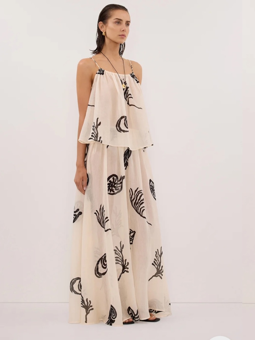 NWT DISSH Positano Ramie top